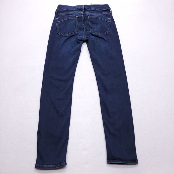 Express Supersoft Super Skinny Denim Medium Wash Jeans Womens Size 0S Blue - Picture 8 of 10